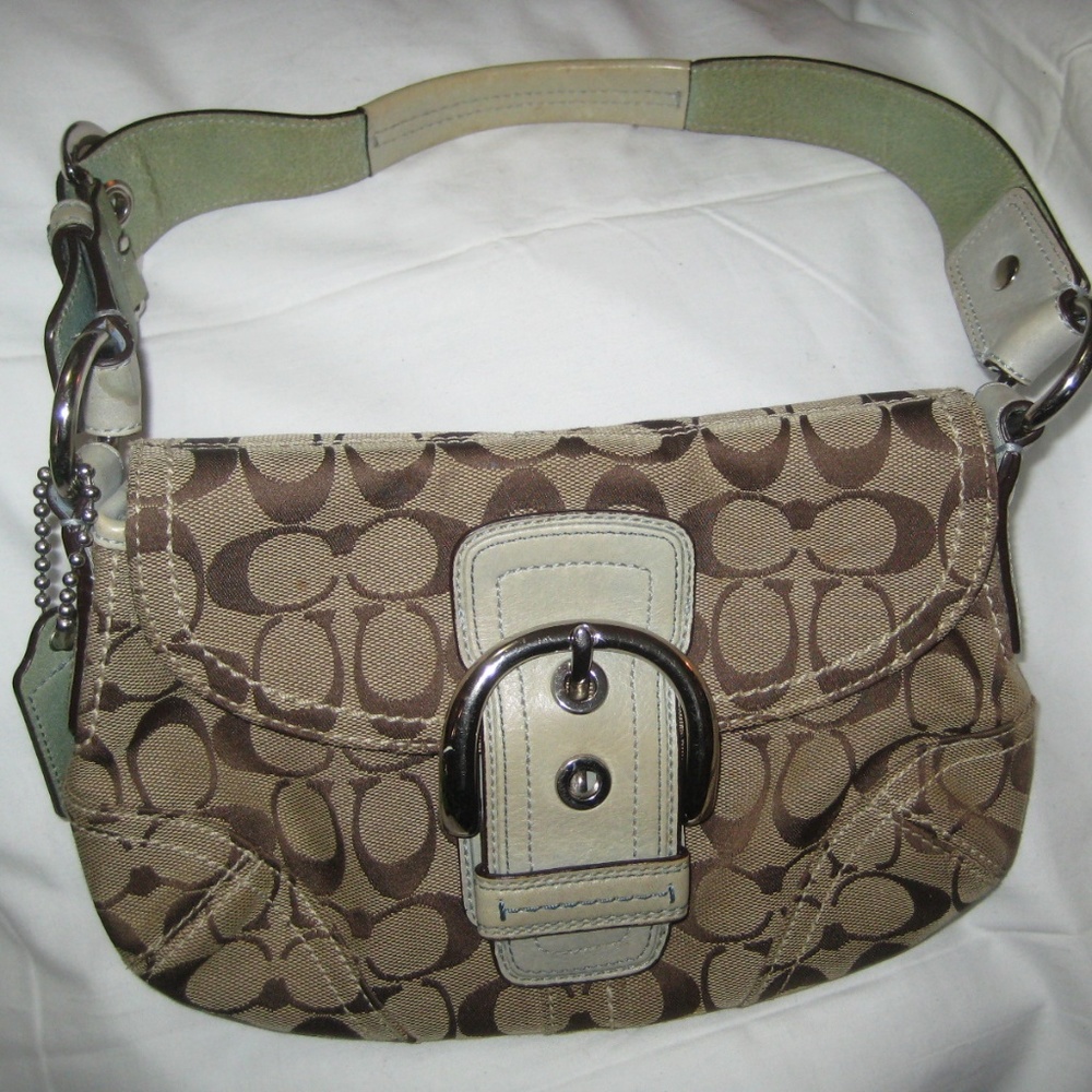 Coach Signature Soho Flap Shoulder Bag 11860